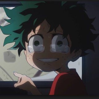 As Inko sat there hugging Izuku as he had tears in his eyes, Izuku had many things going through his mind