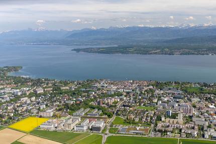 Migration: A general view of the town of Nyon and Lake Geneva, Switzerland, May 4, 2023.