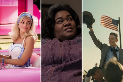 Oscars 2024: Margot Robbie in “Barbie” (Warner Bros.), Cillian Murphy in “Oppenheimer” (Universal) und Da’Vine Joy Randolph in “The Holdovers” (Universal