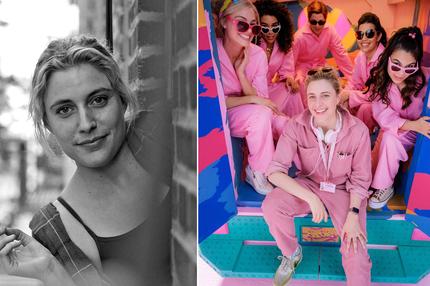 Greta Gerwig: In Pink am Patriarchat verzweifeln