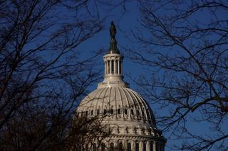 US-Kongress: FILE PHOTO: A view of the U.S. Capitol building as the sunrises in Washington, U.S., February 10, 2022. REUTERS/Brendan McDermid/File Photo