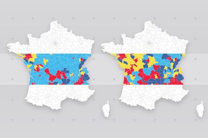 Wahlergebnisse in Frankreich: Wie Frankreich gewählt hat