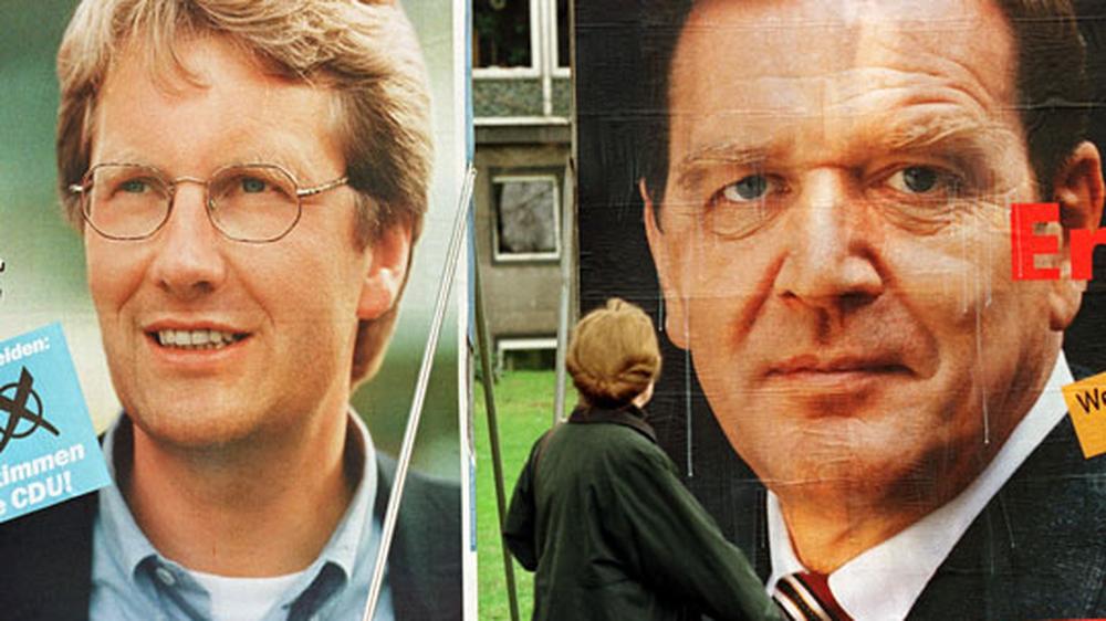 Bundespräsident: 1994 und 1998 tritt Wulff bei den Landtagswahlen gegen Amtsinhaber Gerhard Schröder (SPD) an – und verliert.