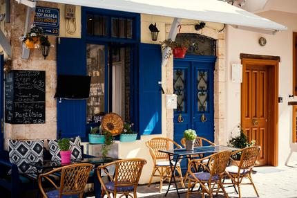 Food-Tourismus: Restaurant in Chania, Griechenland