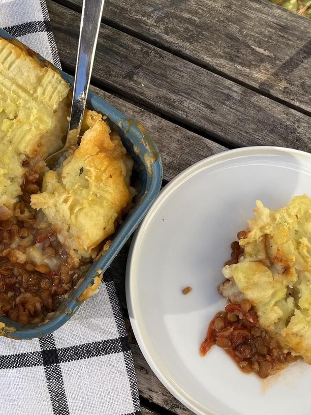 Veganer Shepherd's Pie: Prima, Pie!