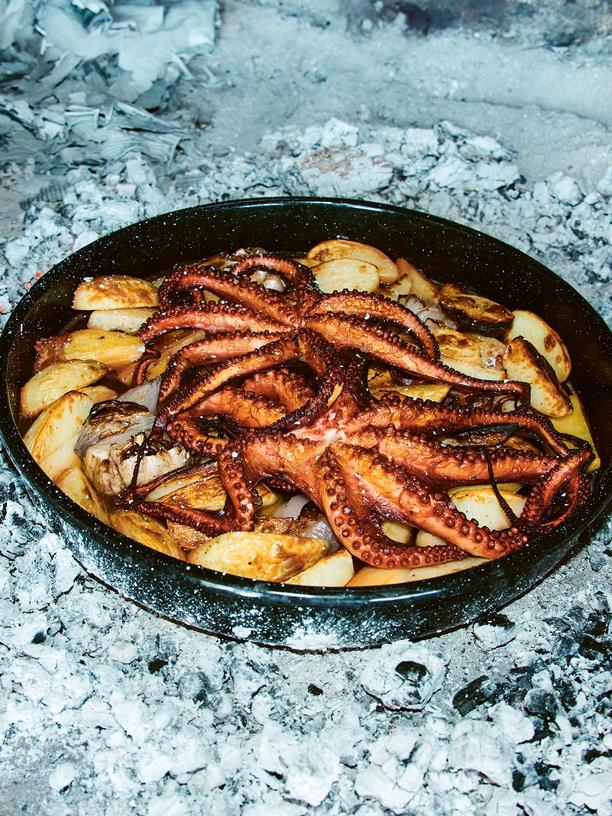 Oktopus mit Kartoffeln: Kochen mit allem Pipapulpo