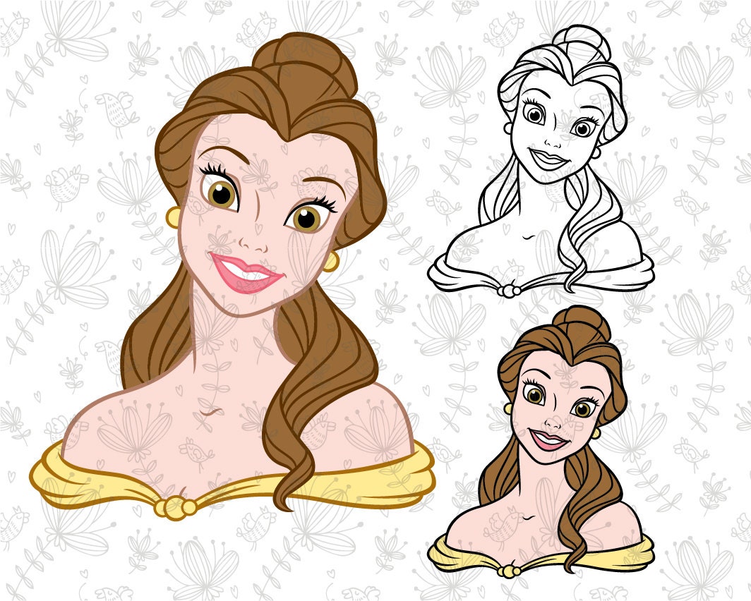 Free Free 329 Disney Princess Belle Svg SVG PNG EPS DXF File