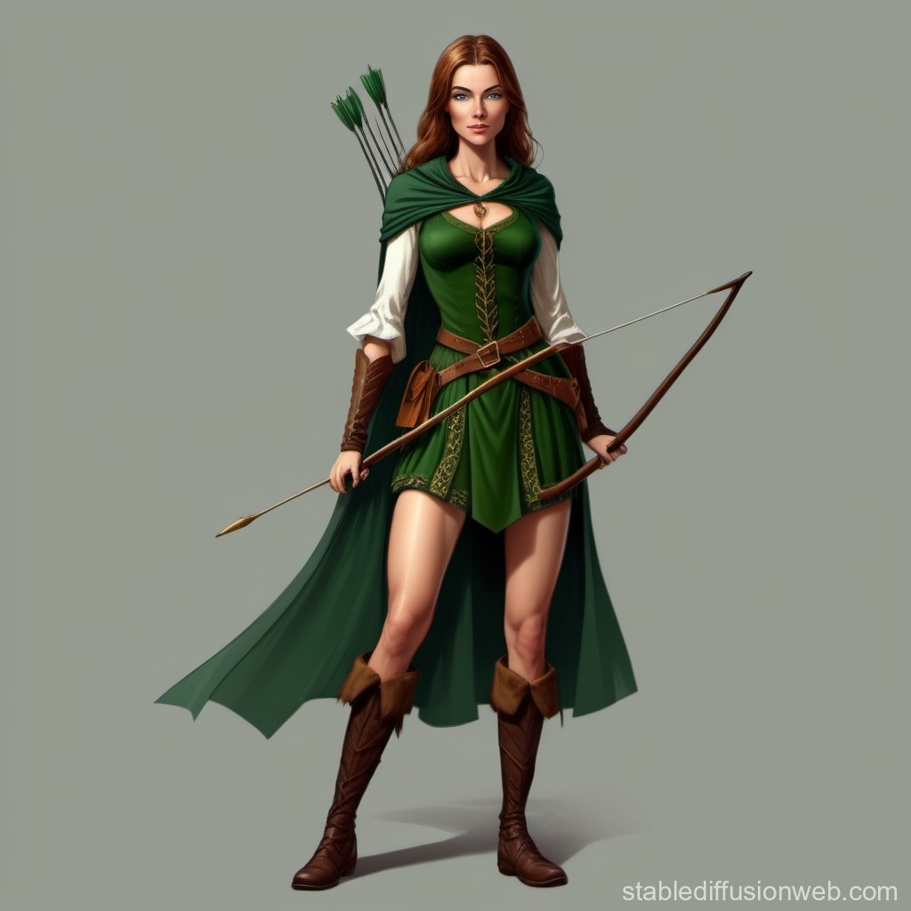 Female Robin Hood Concept Art | Stable Diffusion Online