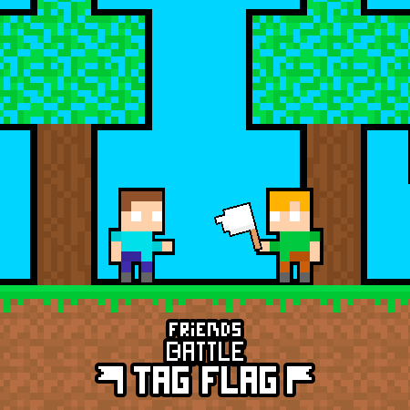 Friends Battle Tag Flag Game