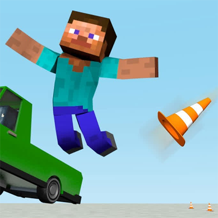 Minecraft Steve Hook Adventure Game