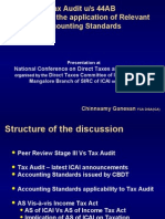 Tax Audit U/s 44AB A Study On The Application of Relevant Accounting Standards