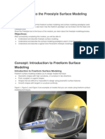 Introduction To The Freestyle Surface Modeling Process