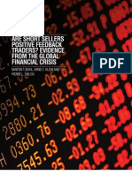 Are Short Sellers Positive Feedback Traders? Evidence From The Global Financial Crisis