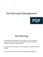 Corporate Tax Planning