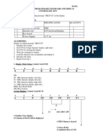 Interfacing Prgrammable Keyboard and Display Controller - 8279