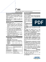 MSDS & TDS - Masterseal 505 PDF