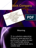 Joint Stock Company