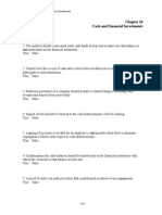 Chapter 10 Cash and Financial Investments