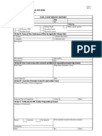 Cs f11 Non Conformity Report