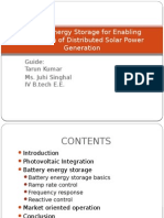 Battery Energy Storage For Enabling Integration of Distributed