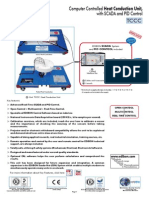 Computer Controlled Heat Conduction Unit, With SCADA and PID Control