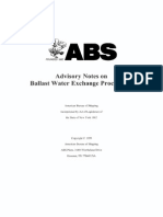 ABS - Ballast Water Exchange Procedures