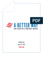 A Better Way HealthCare Policy Paper