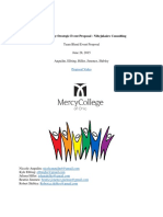 Mercy College Strategic Event Proposal - Nibejukairo Consulting