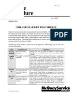 Sp9907-A - Chiller Statup Procedures