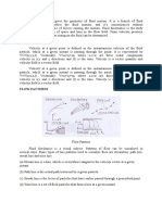 Fluid Kinematics