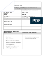 Peer Observation Form - Ghaya