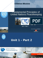 Unit 1 Part 2 Fundamental Principles of UN Peacekeeping