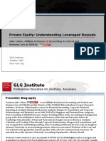 GLG Institute: Private Equity: Understanding Leveraged Buyouts