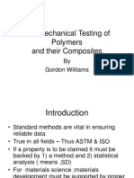 The Mechanical Testing of Polymers