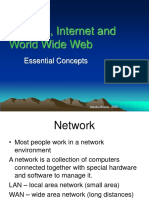 Network, Internet and World Wide Web: Essential Concepts