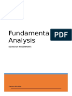 Chapter 8 - Fundamental Analysis