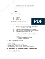 Syllabus. Income Tax. Mvavjanuary 15, 2018