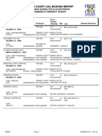 Orange County Jail Booking Report: Bookings During The 24-Hour Period Beginning at Midnight 5/7/2018