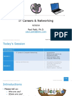 IT Careers & Networking: Paul Patti, PH.D