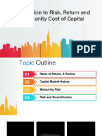 Introduction To Risk, Return and Opportunity Cost of Capital