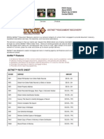 Lender Processing Services' DOCX Document Fabrication Price Sheet