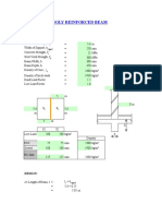 Design of Singly Reinforced Beam: Input Data