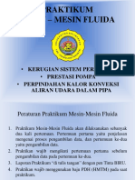 Presentasi Praktikum Mesin - Mesin Fluida