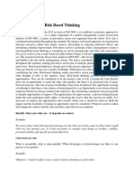 ISO 9001:2015 - Risk Based Thinking: Identify What Your Risks Are - It Depends On Context