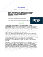 Emilio Tan, Juanito Tan, Alberto Tan and Arturo TAN, Petitioners, vs. THE COURT OF APPEALS and THE Philippine American Life Insurance COMPANY, Respondents