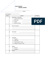 Format Laporan Harian Warden