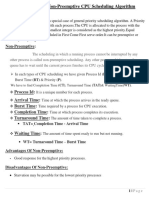 Priority Non-Preemptive CPU Scheduling Algorithm