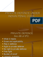 Private Defence Under Indian Penal Code