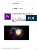 Adobe Premiere Pro CC 2017 Full Version