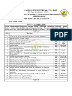 EE6604-Design of Electrical Machines - QB